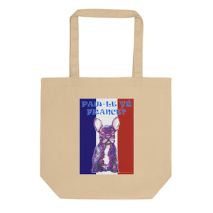Paw-Le Vu France? French Bulldog Eco Tote Bag